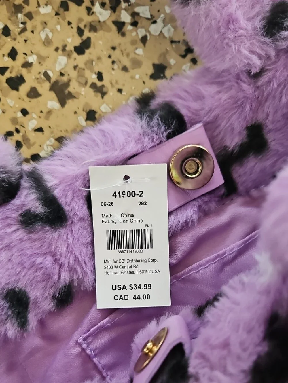 Claires plush purple